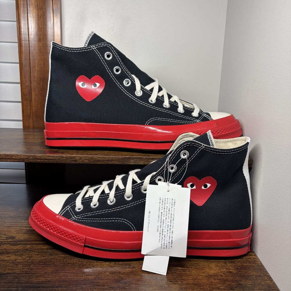 Size 11 - Converse Chuck Taylor All Star 70 Hi Comme des Garcons PLAY